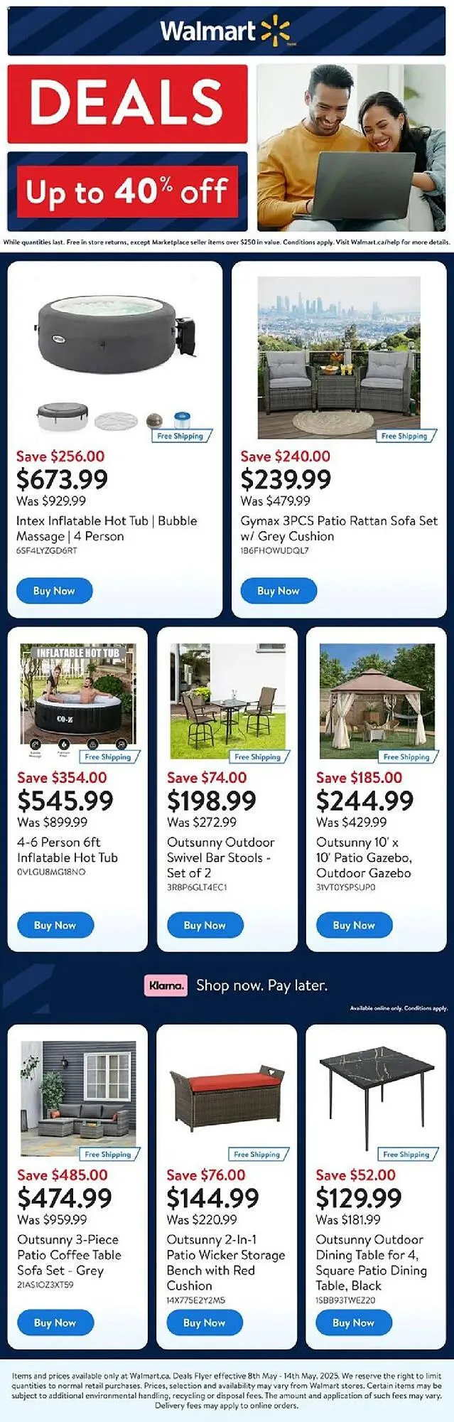 Walmart flyer from May 8 to May 14 2025 - flyer page 1