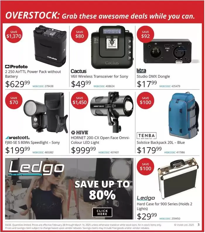 March Clearance from March 5 to March 14 2025 - flyer page 3