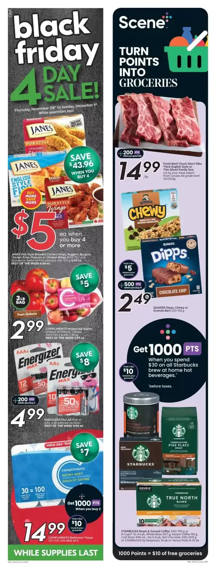 Great discounts on selected products from November 28 to December 4 2024 - flyer page 1