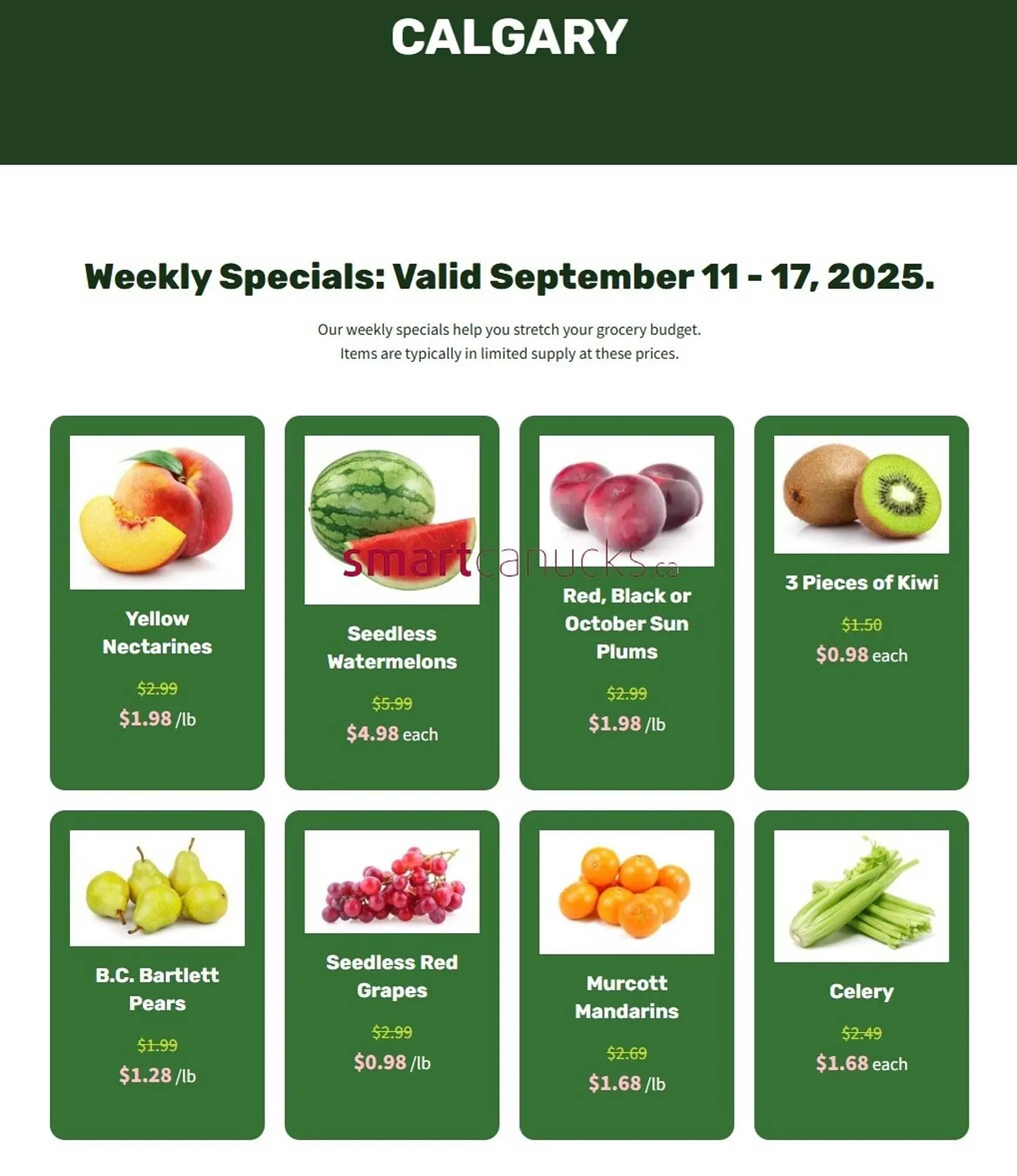 H&W Produce flyer from September 11 to September 17 2025 - flyer page 1