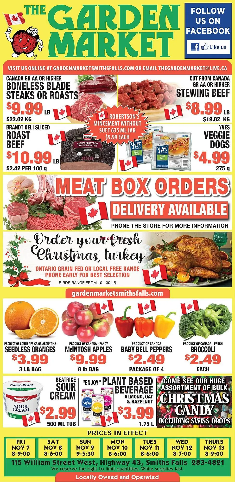 The Garden Market flyer from November 6 to November 12 2025 - flyer page 1