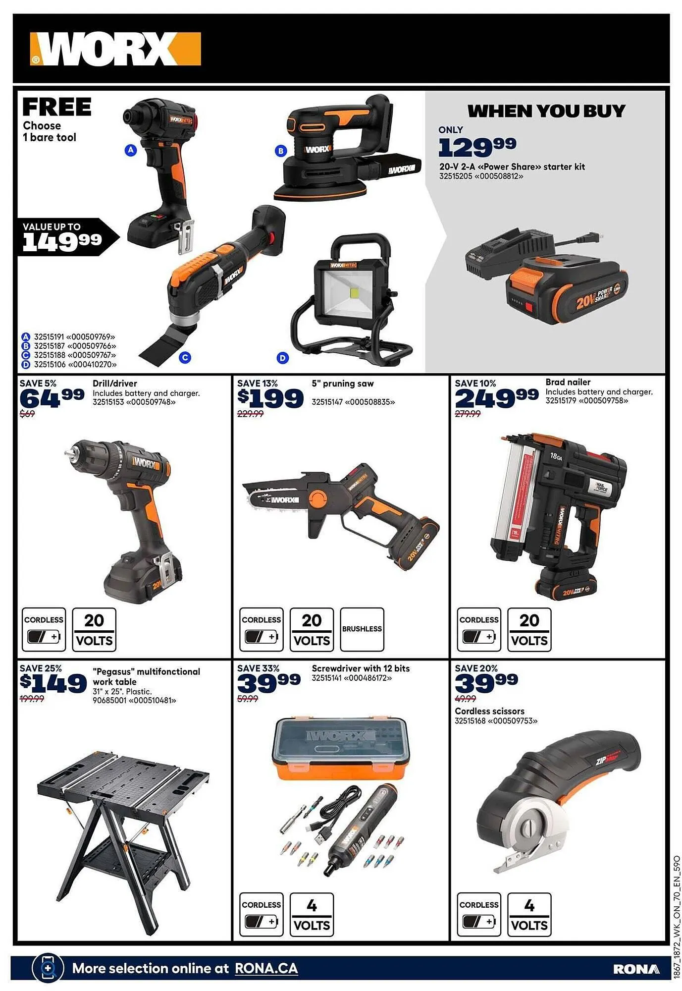 RONA flyer from November 5 to January 28 2026 - flyer page 13