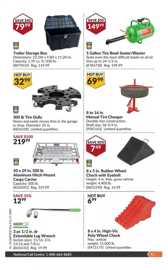 National Sale from November 5 to November 17 2024 - flyer page 45