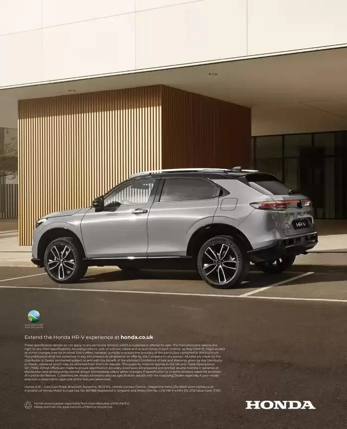 Honda HR-V from February 28 to February 28 2026 - flyer page 76