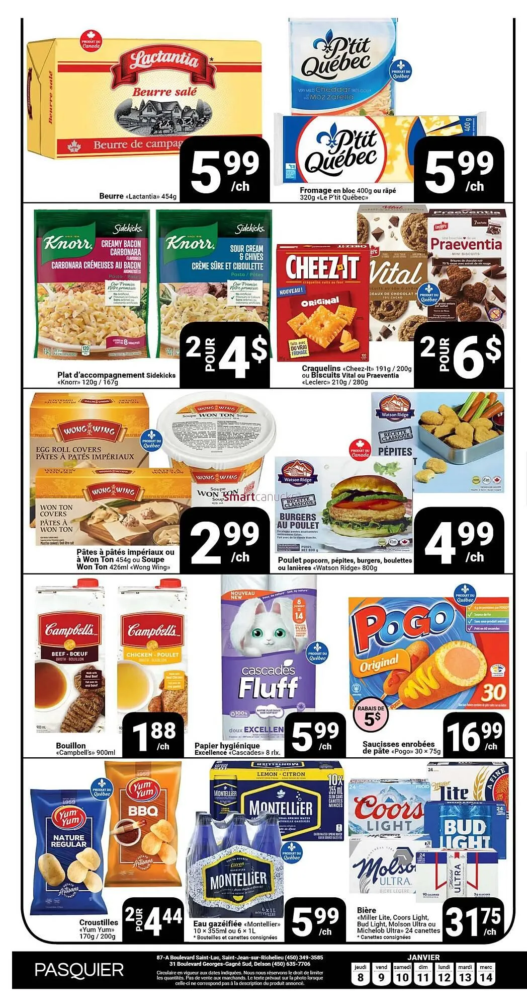 Pasquier flyer from January 8 to January 14 2026 - flyer page 10