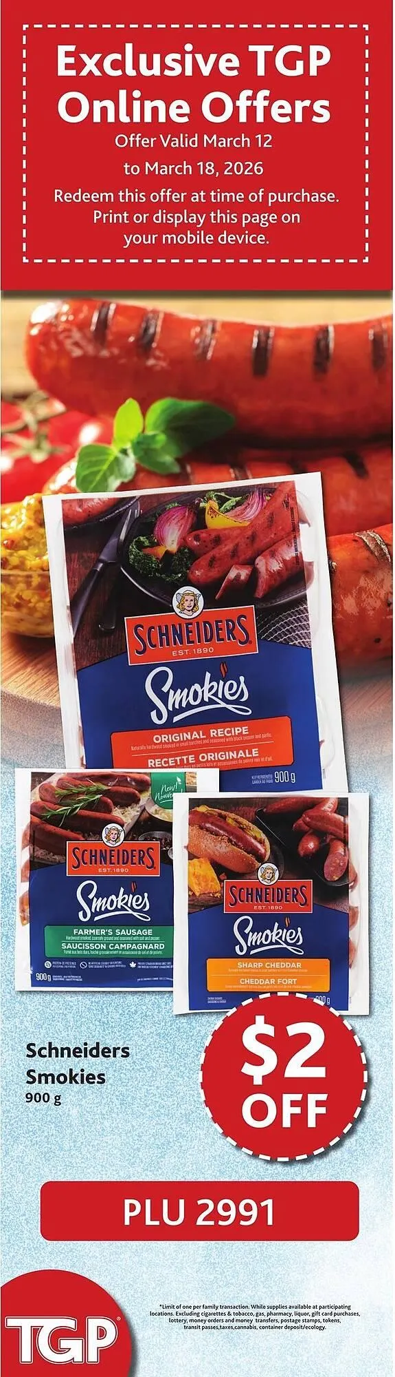 TGP The Grocery People flyer from March 12 to March 18 2026 - flyer page 5