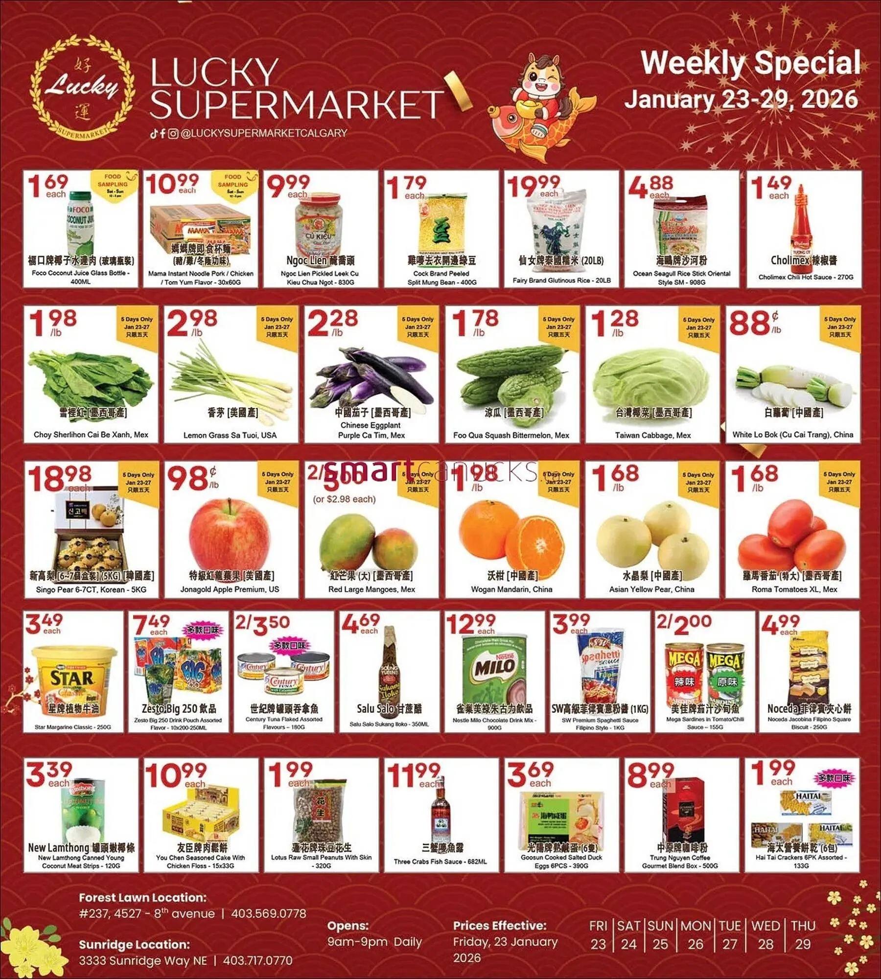 Lucky Supermarket flyer - 1