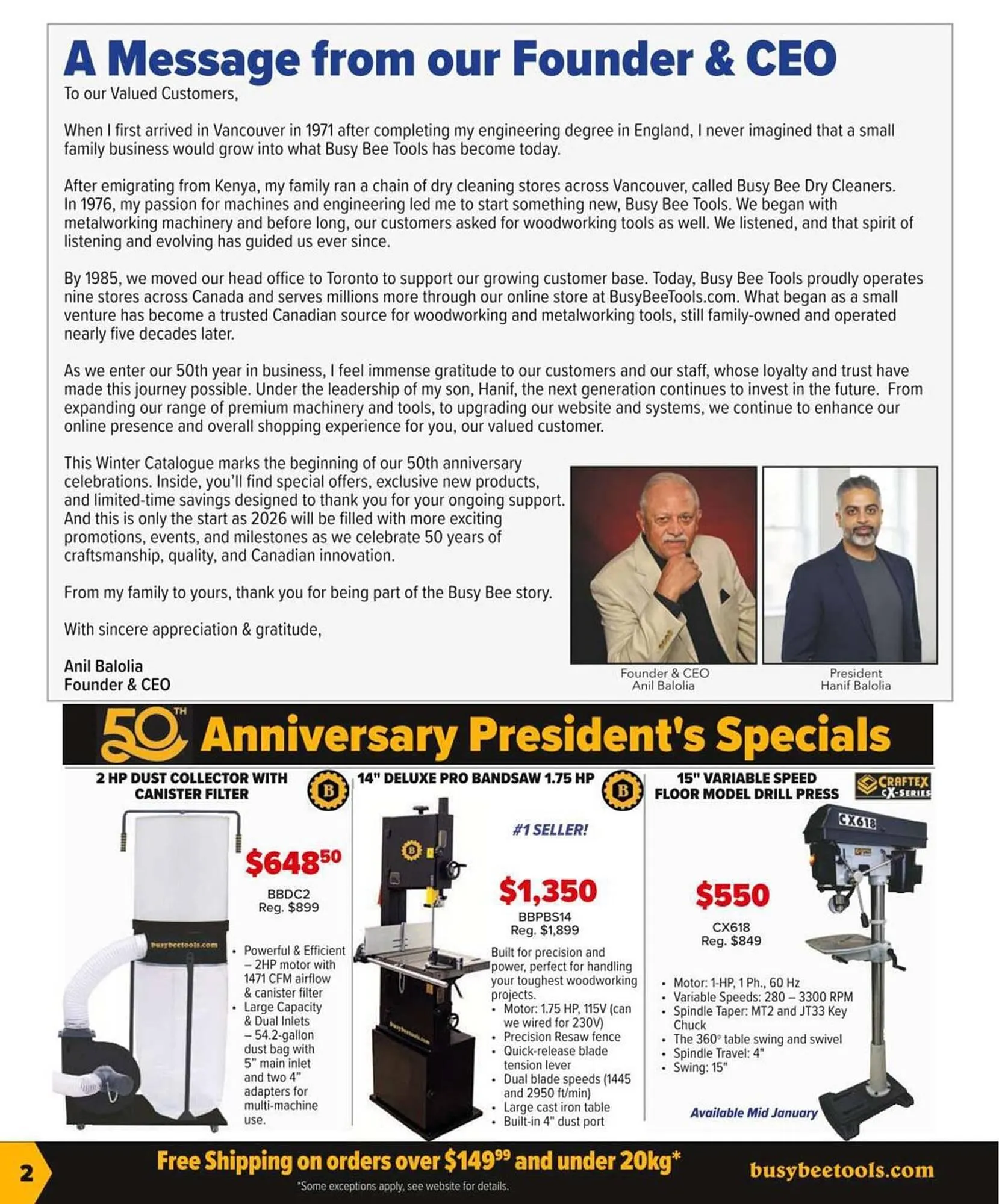 Busy Bee Tools flyer from January 19 to March 28 2026 - flyer page 2