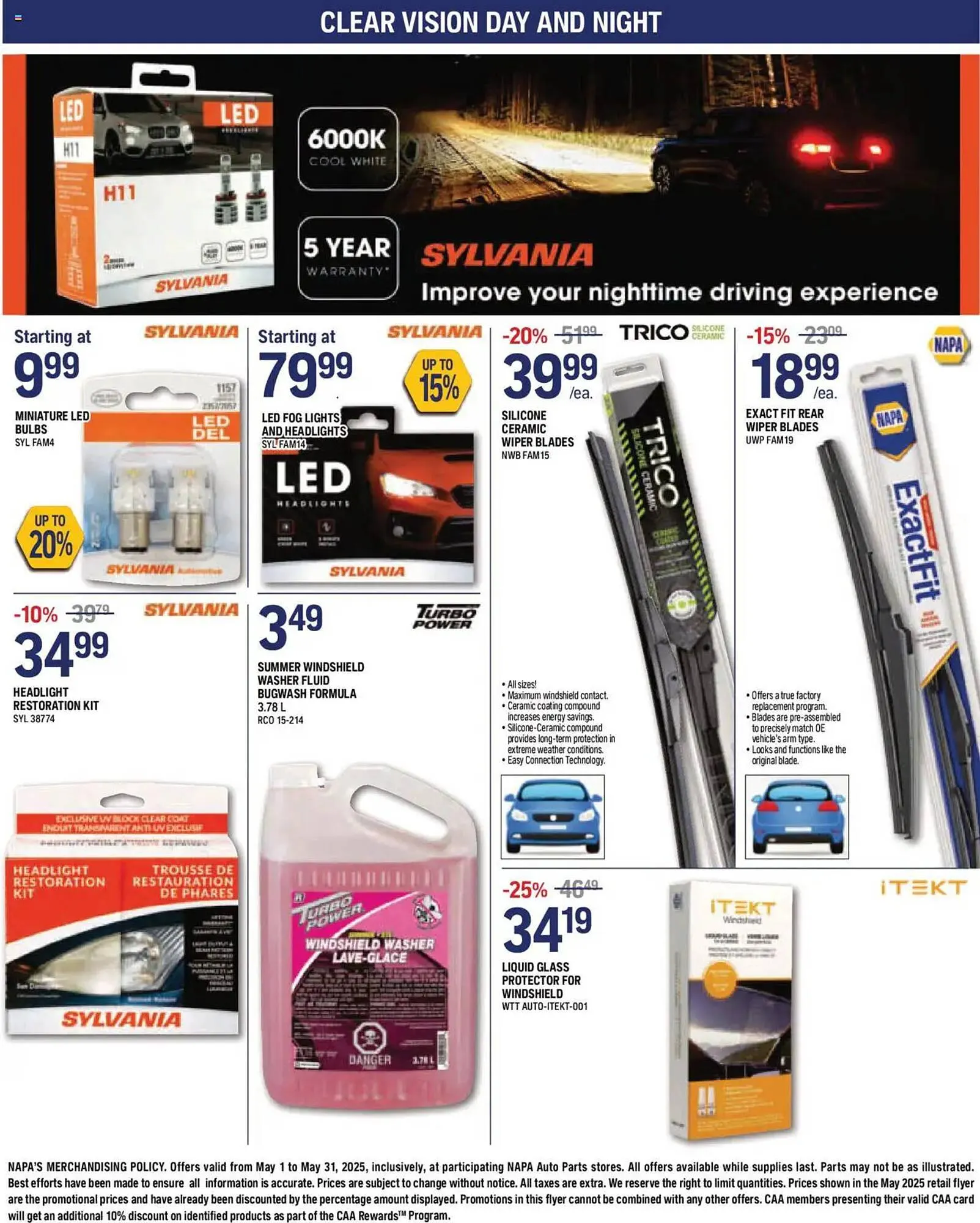 NAPA Auto Parts flyer from May 1 to May 31 2025 - flyer page 8