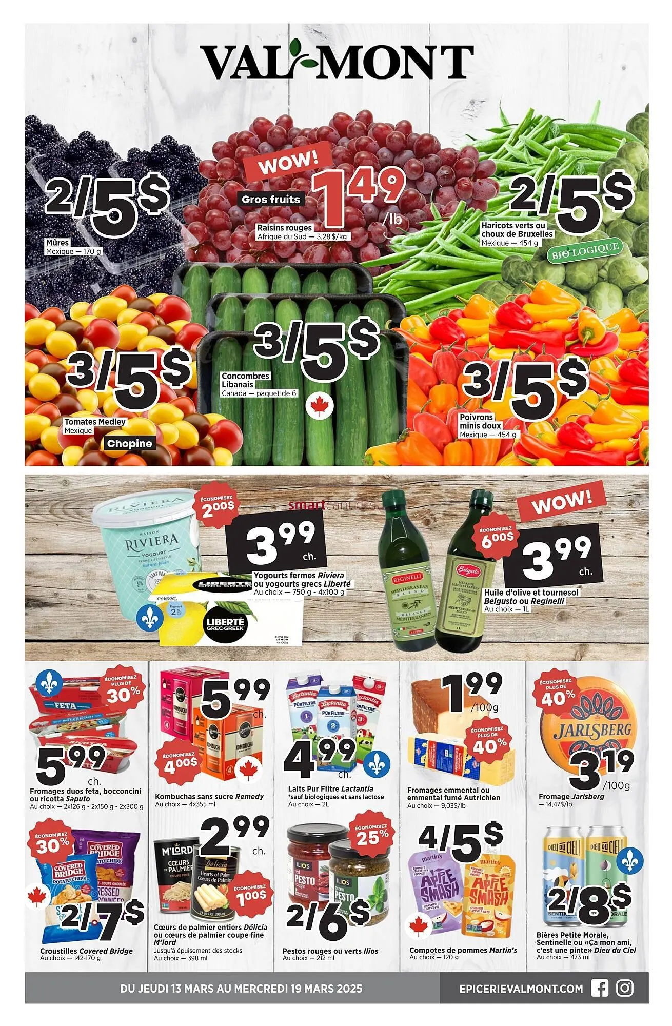 Val-Mont flyer from March 13 to March 19 2025 - flyer page 1
