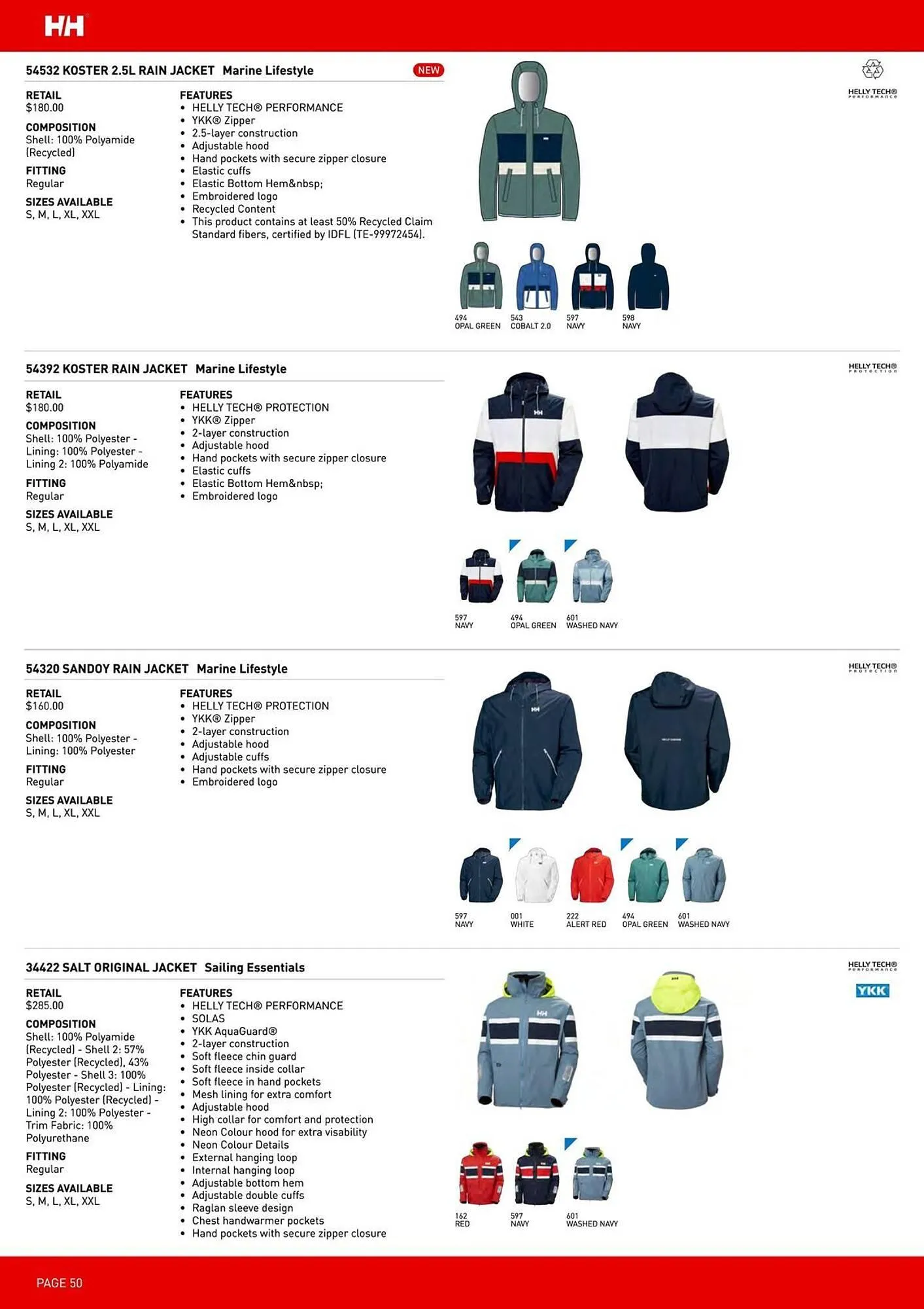 Helly Hansen flyer from March 12 to May 31 2026 - flyer page 50
