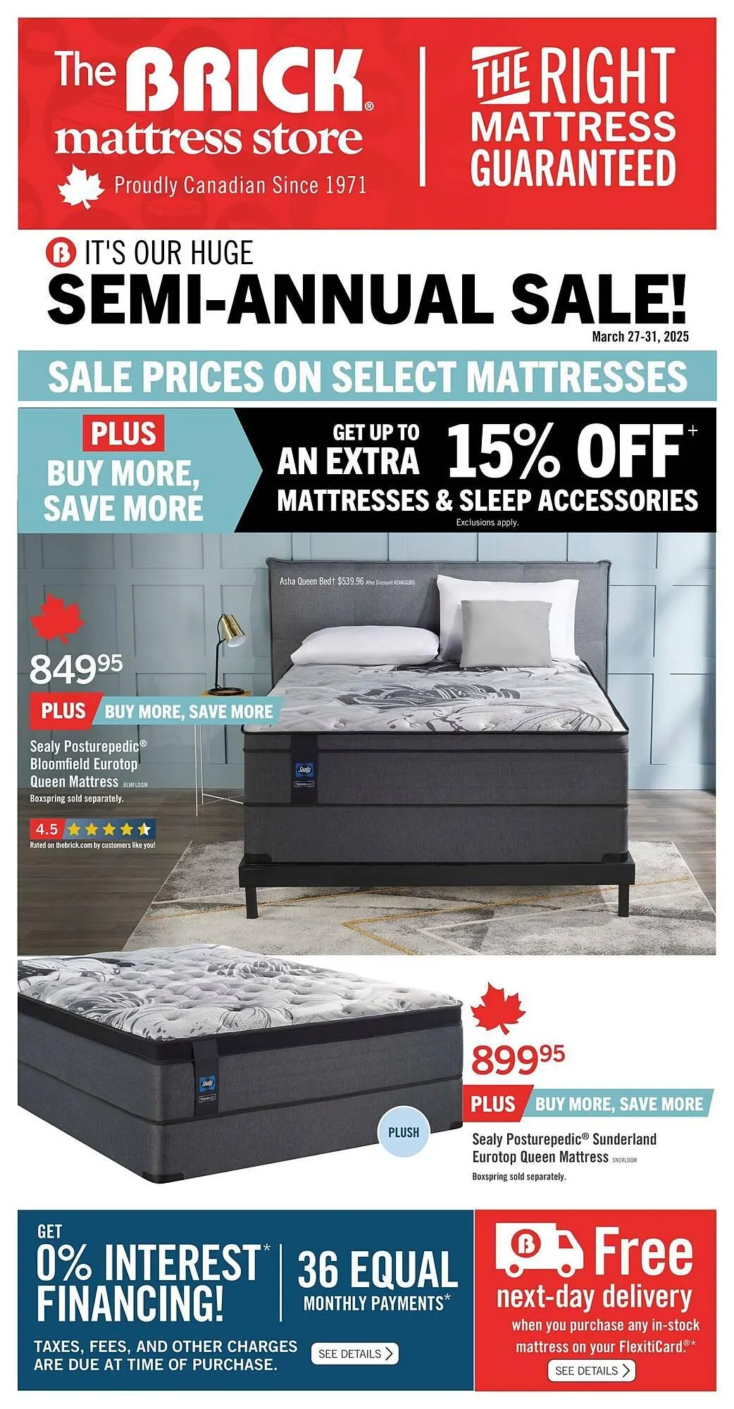 The Brick flyer from March 27 to April 3 2025 - flyer page 1