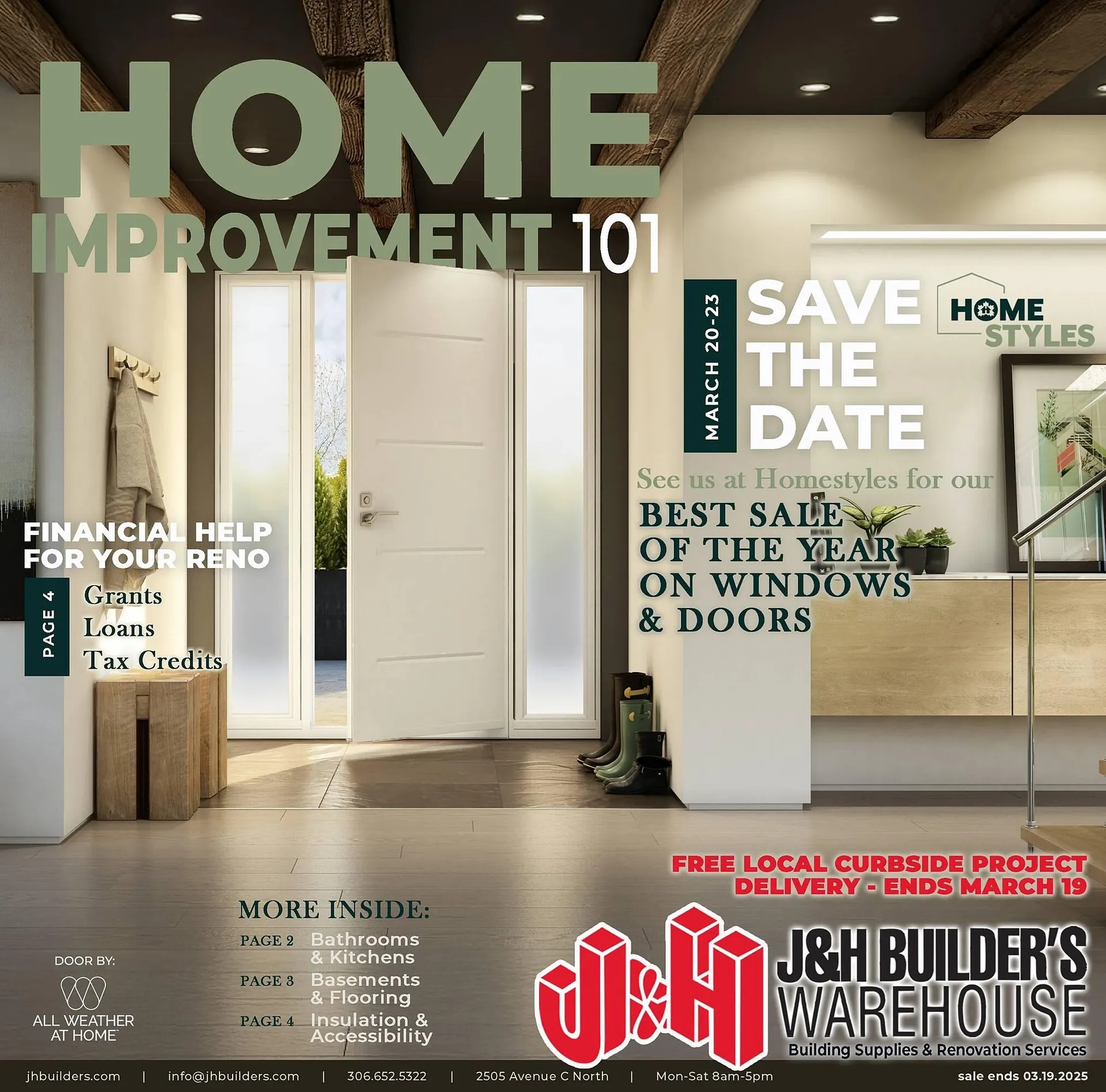 J&H Builders Warehouse flyer - 1