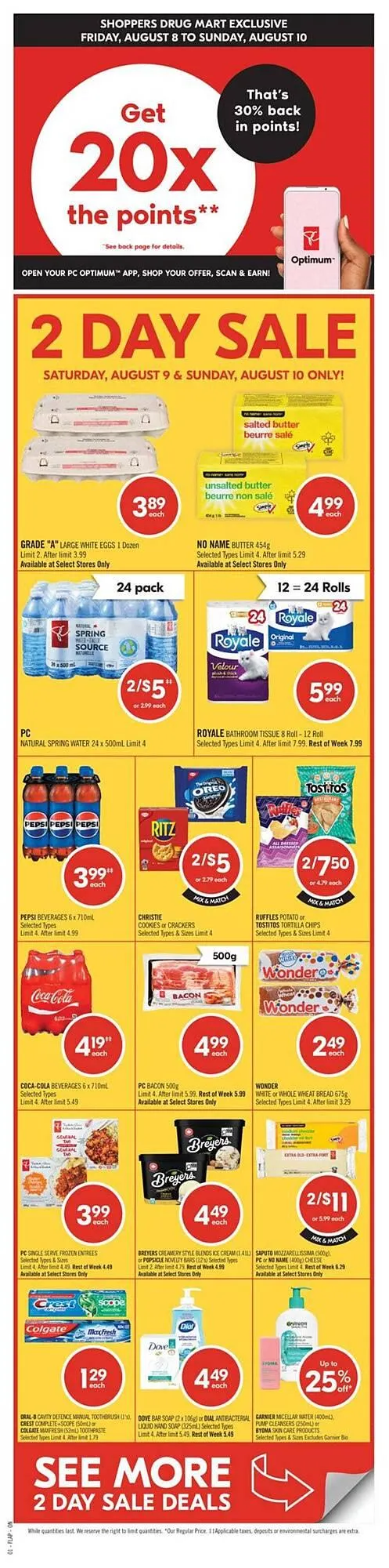 Shoppers Drug Mart flyer from August 9 to August 14 2025 - flyer page 2