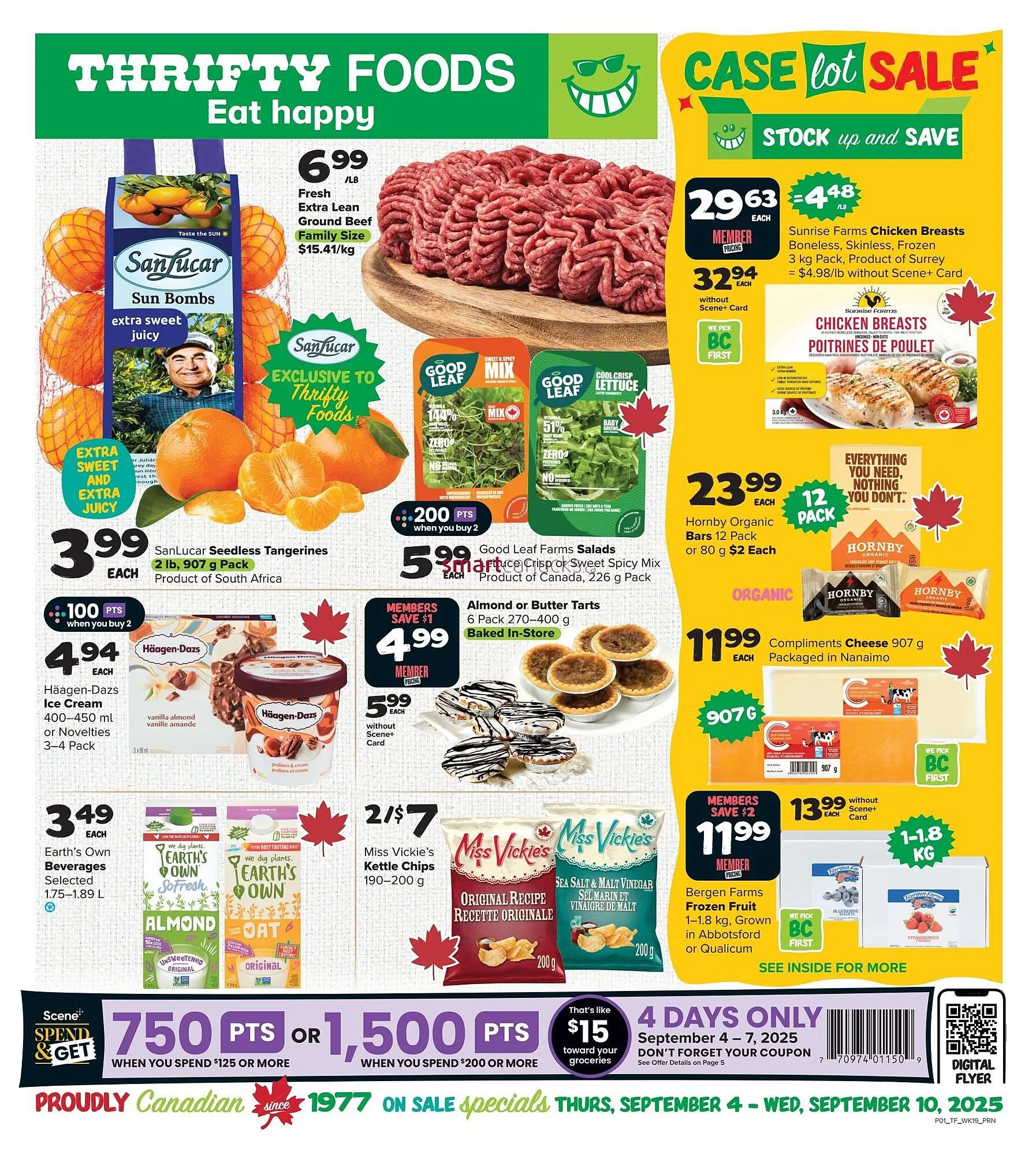 Thrifty Foods flyer from September 5 to September 11 2025 - flyer page 1