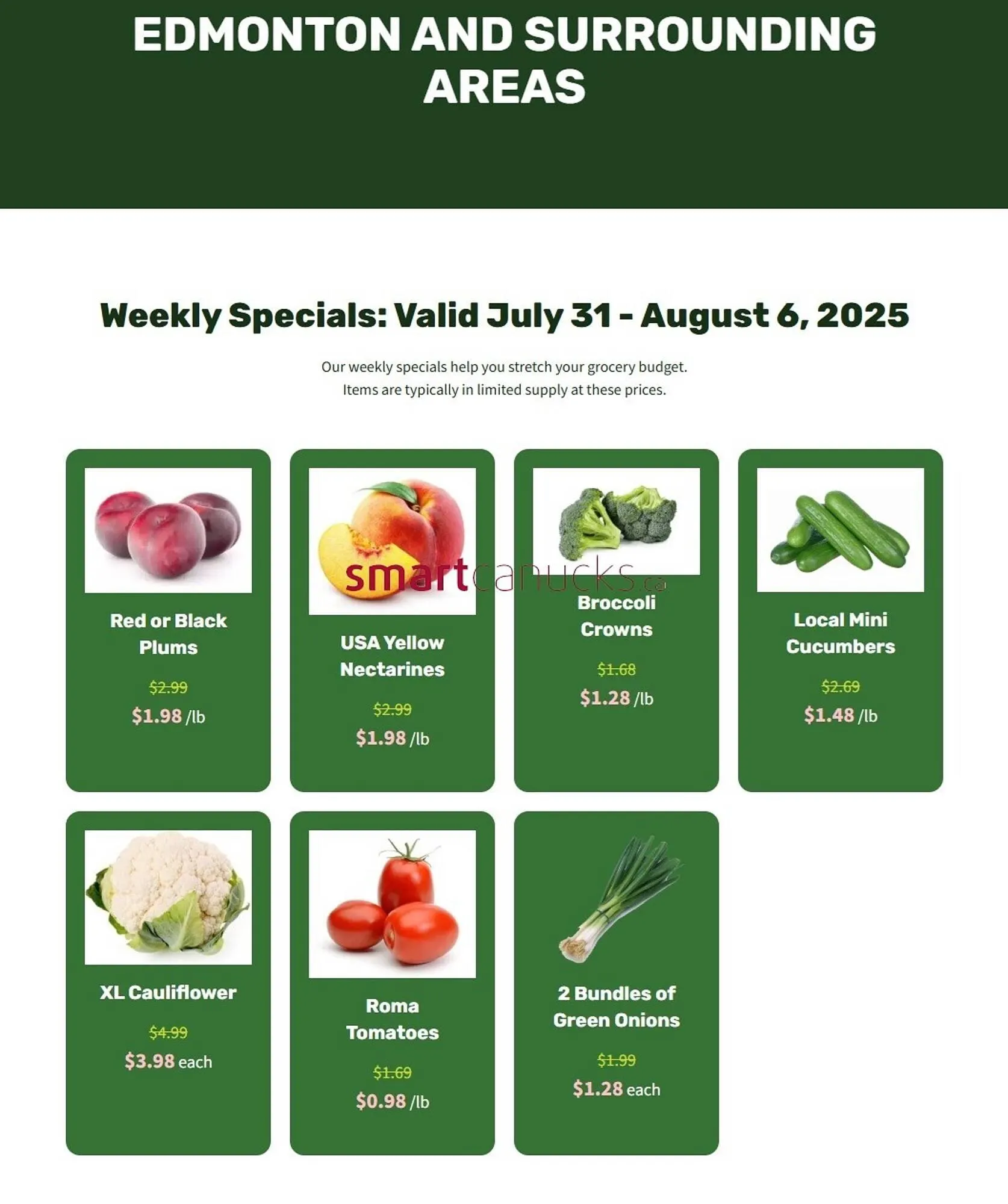 H&W Produce flyer from July 31 to August 6 2025 - flyer page 2