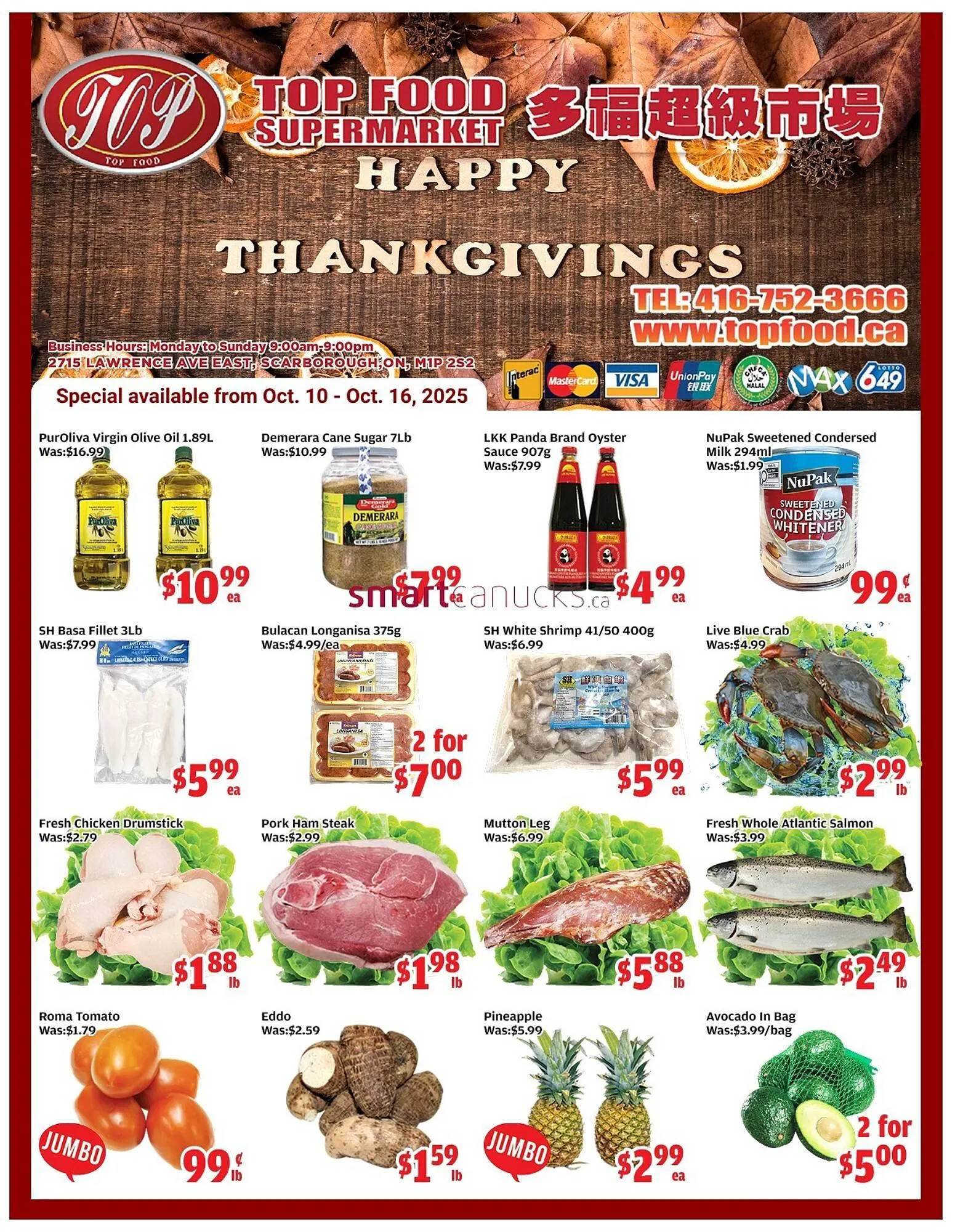 Top Food Supermarket flyer from October 10 to October 16 2025 - flyer page 1