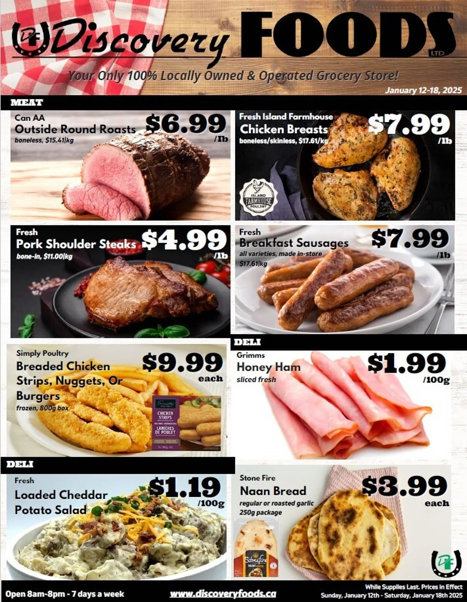 Discovery Foods flyer from January 12 to January 18 2025 - flyer page 1