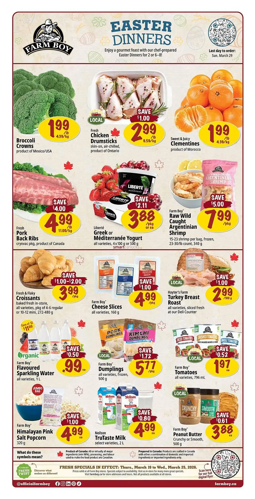 Farm Boy flyer from March 19 to March 25 2026 - flyer page 1