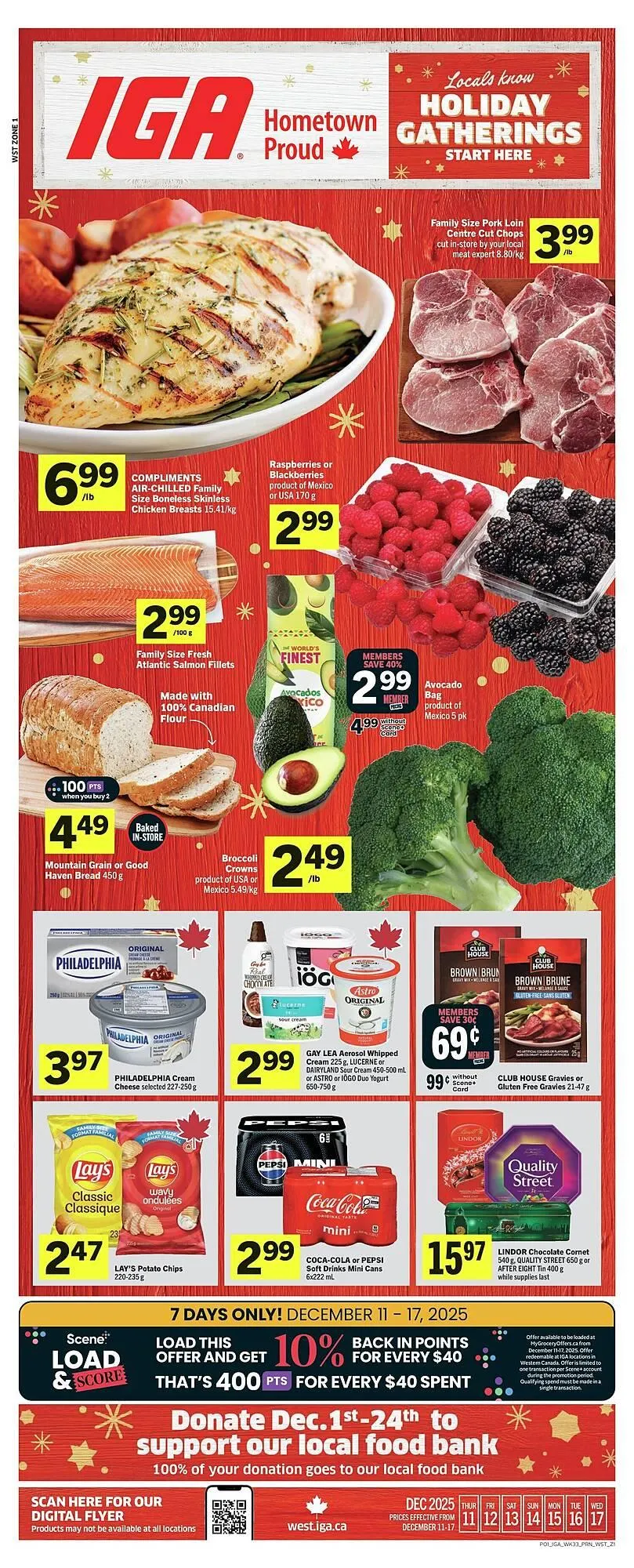 IGA flyer from December 11 to December 18 2025 - flyer page 1