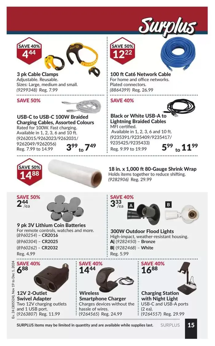 National Sale from November 19 to December 1 2024 - flyer page 22