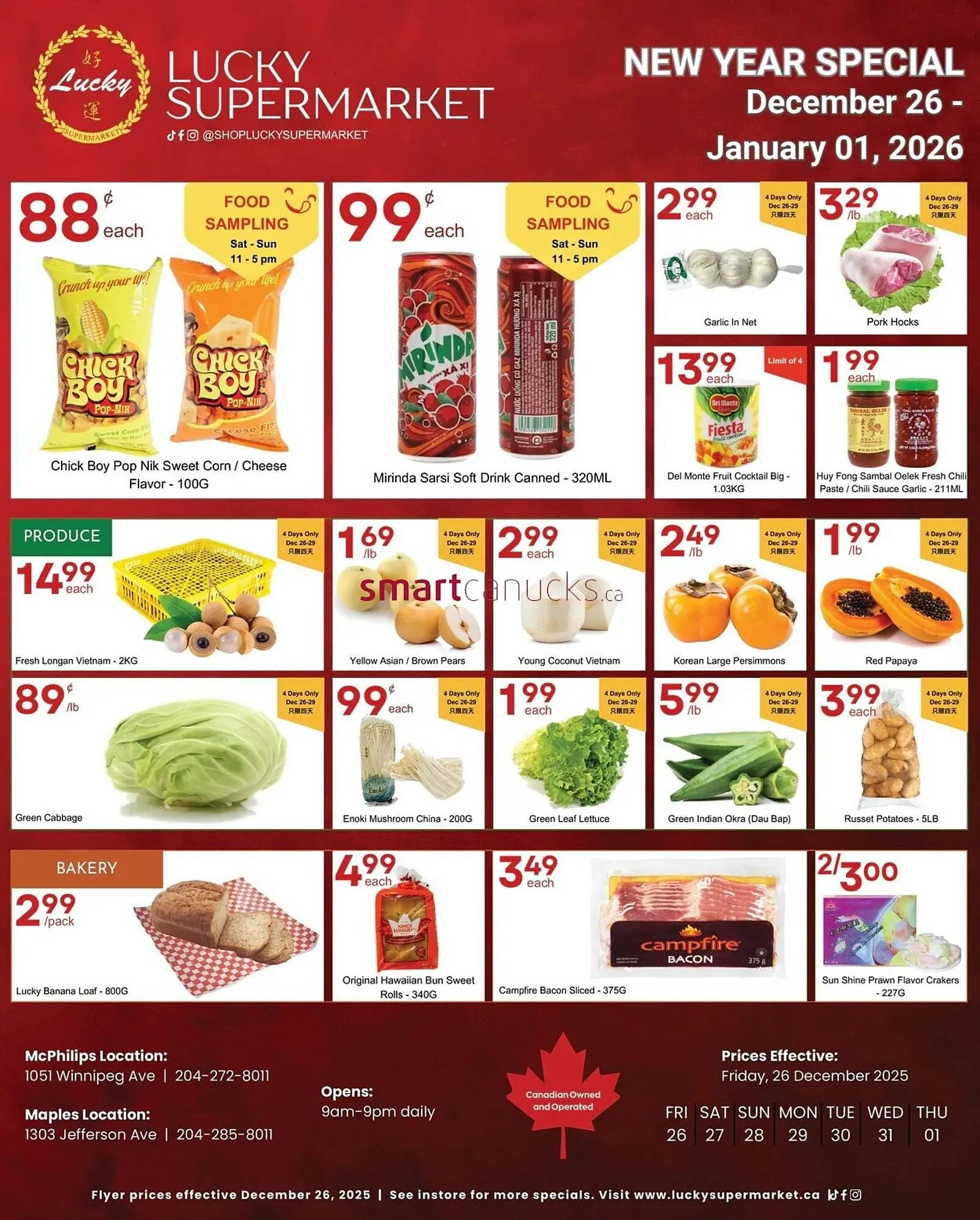Lucky Supermarket flyer from December 26 to January 1 2026 - flyer page 1