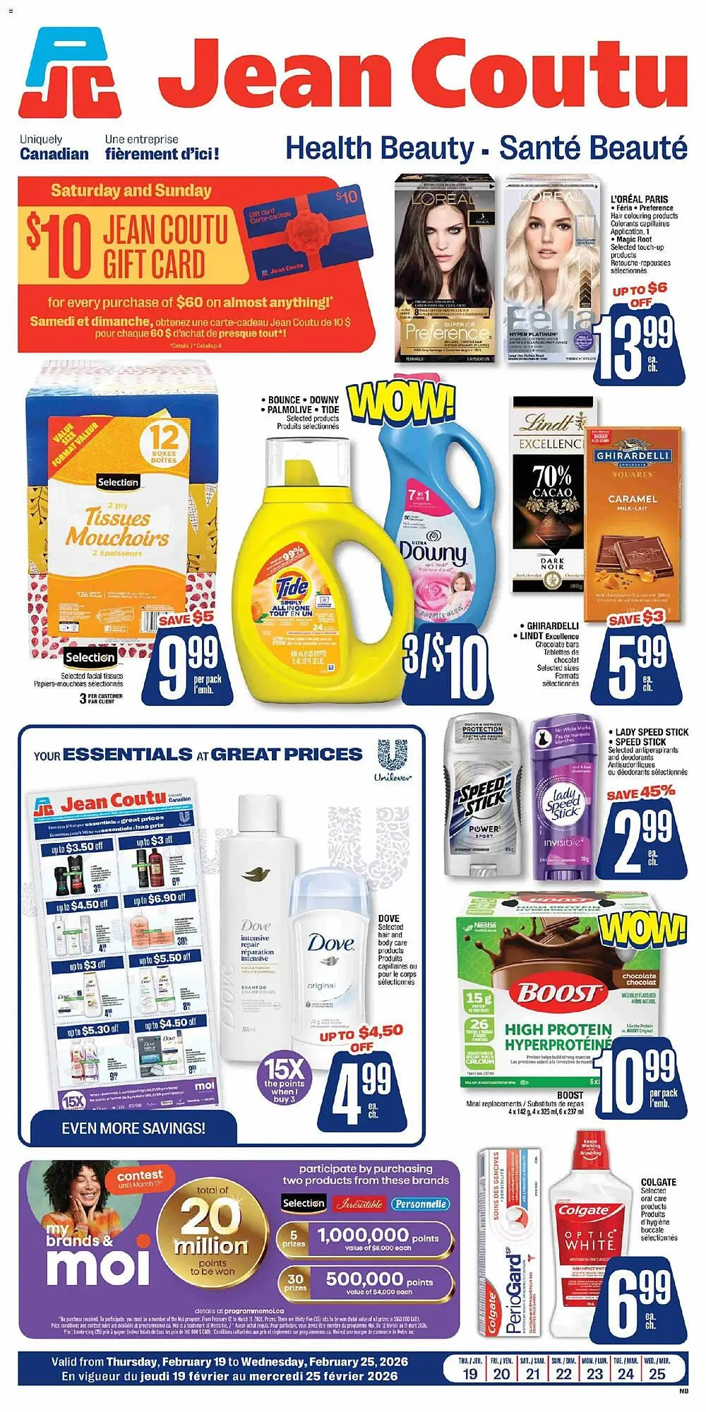 Jean Coutu flyer from February 19 to February 26 2026 - flyer page 1
