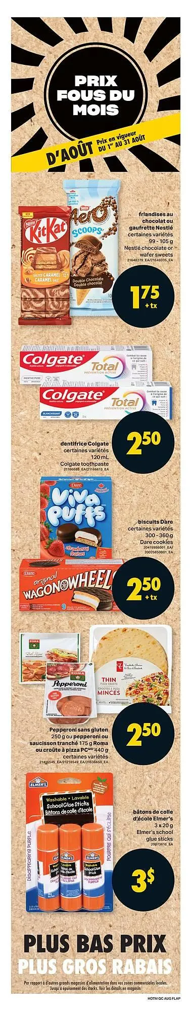 Axep flyer from July 31 to August 6 2025 - flyer page 1