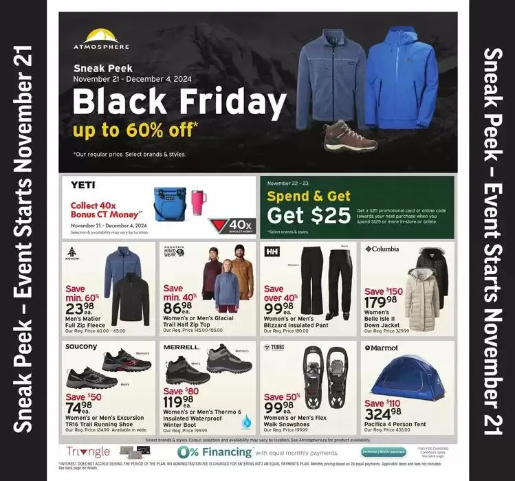 Black Friday Up To 60% Off from November 21 to December 4 2024 - flyer page 1