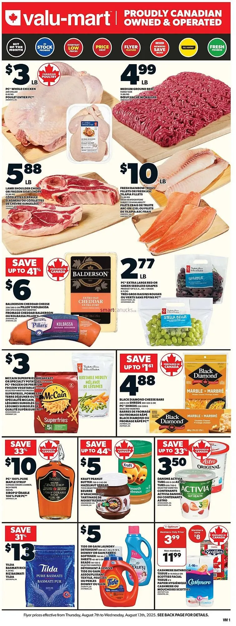 Valu-mart flyer from August 7 to August 13 2025 - flyer page 3