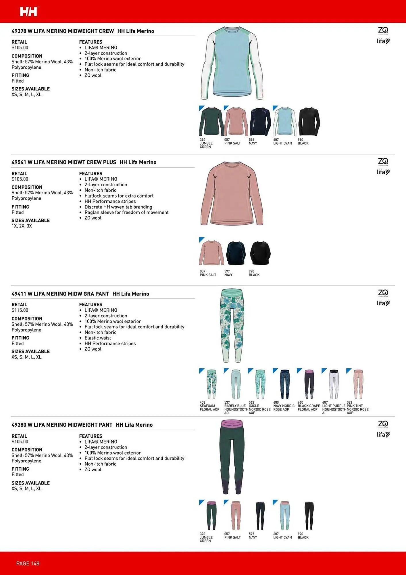 Helly Hansen flyer from September 11 to February 28 2026 - flyer page 148