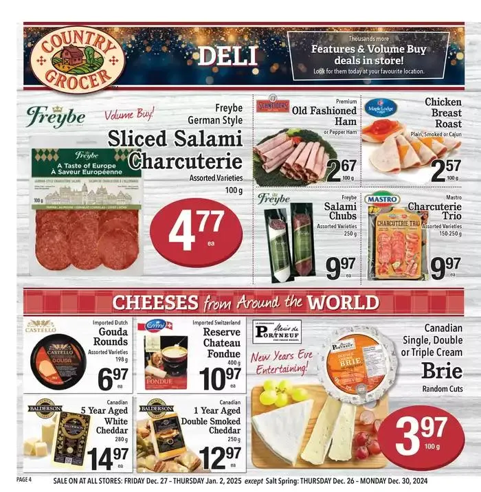 Great offer for all customers from December 26 to January 9 2025 - flyer page 4