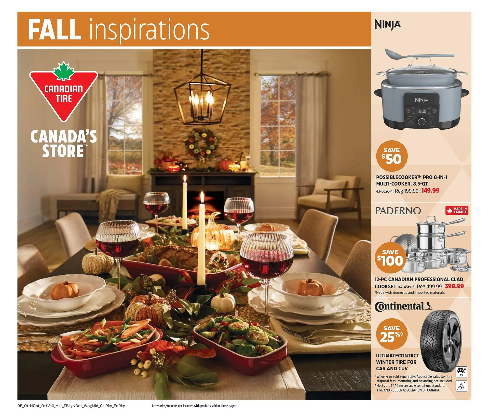 Canadian Tire flyer from September 25 to October 15 2025 - flyer page 1