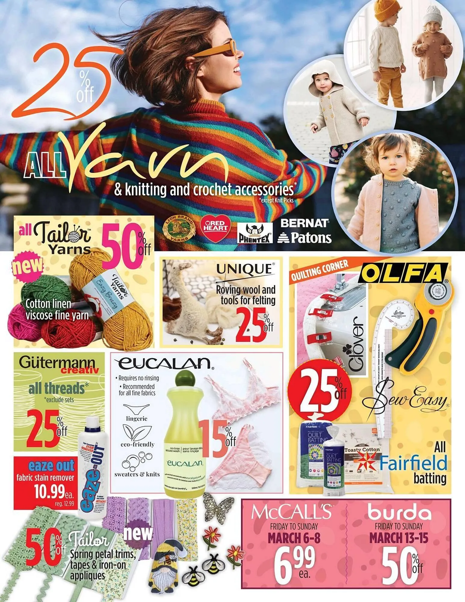 Fabricville flyer from March 2 to April 5 2026 - flyer page 6