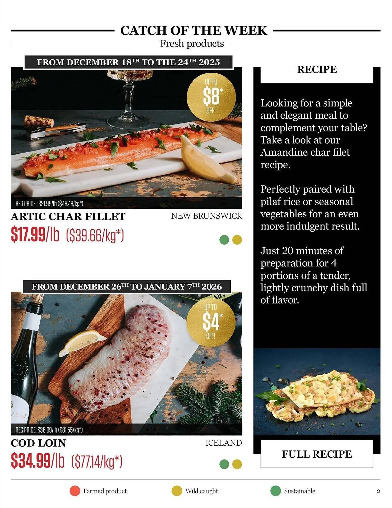 Odessa Poissonnier flyer from December 18 to December 25 2025 - flyer page 2