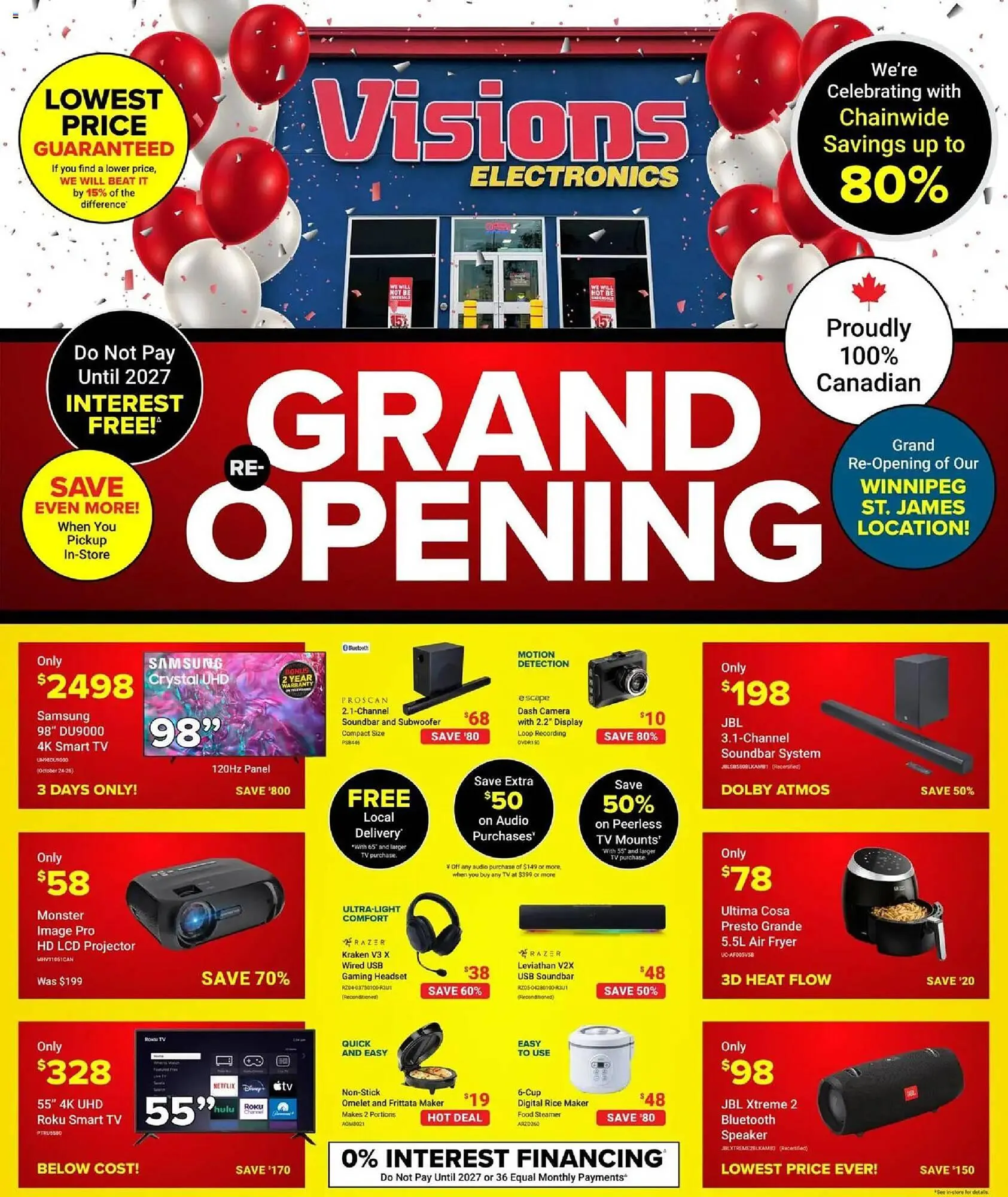 Visions Electronics flyer - 1
