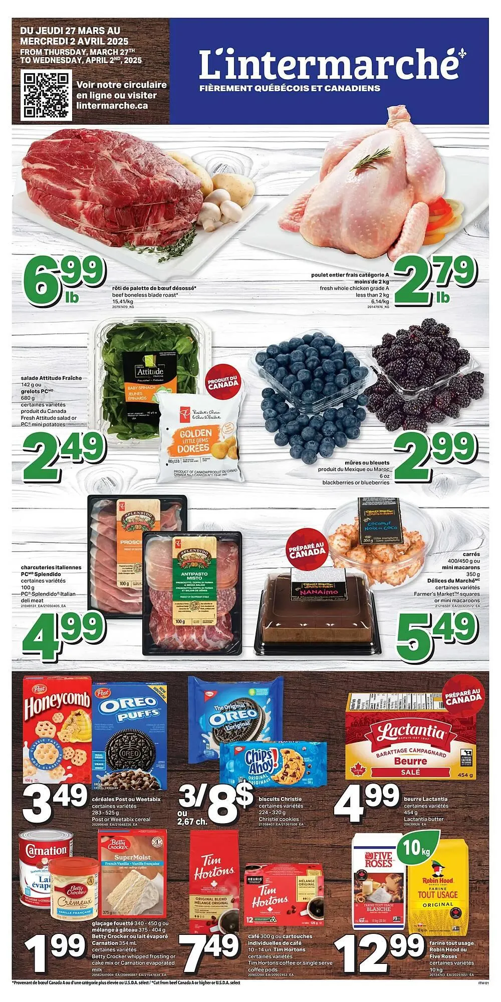 L'Intermarché flyer from March 27 to April 2 2025 - flyer page 1