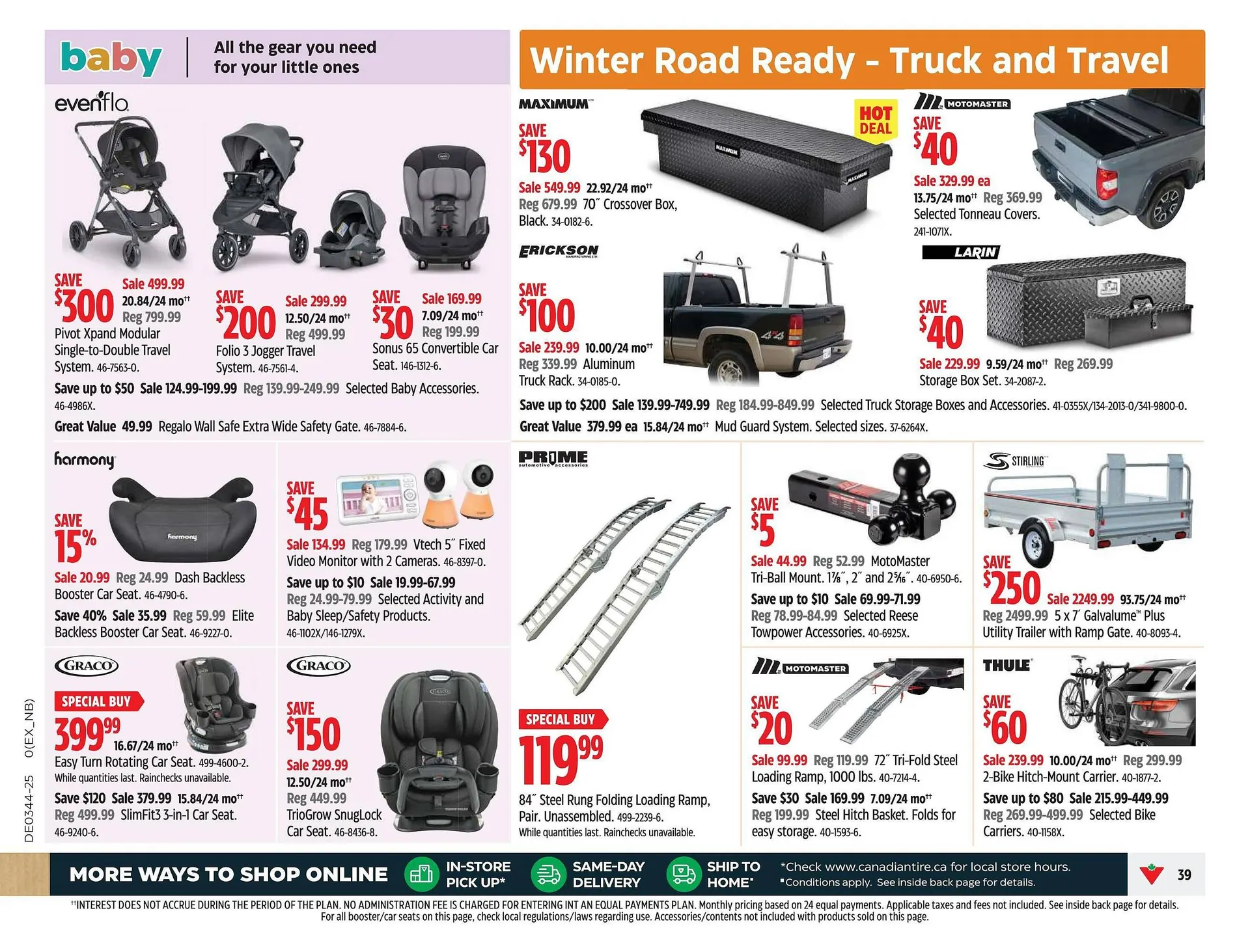 Canadian Tire flyer from October 23 to October 29 2025 - flyer page 39