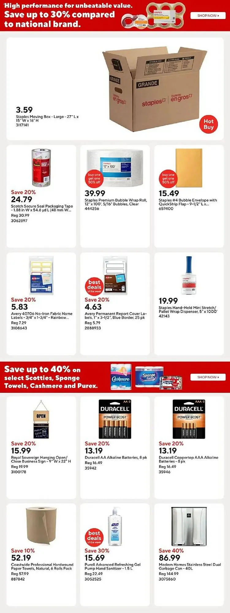 Staples flyer from August 1 to August 8 2025 - flyer page 16