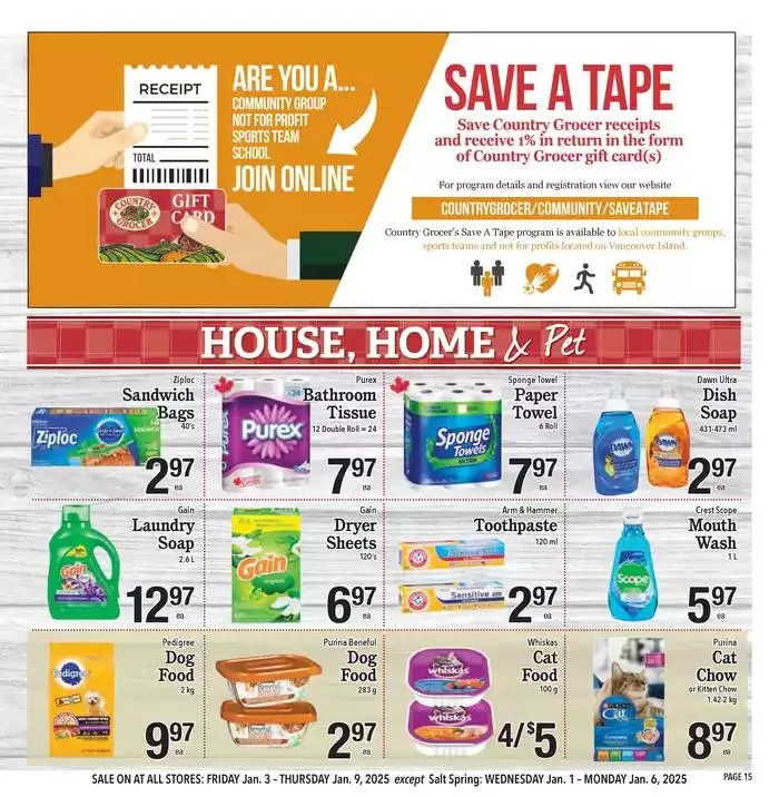 Offers for bargain hunters from January 1 to January 8 2025 - flyer page 15