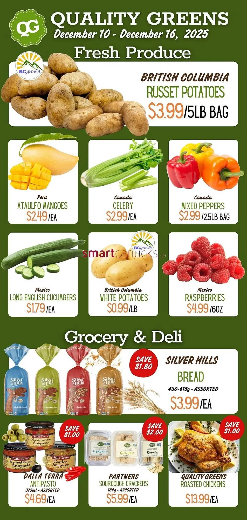Quality Greens flyer from December 11 to December 17 2025 - flyer page 1