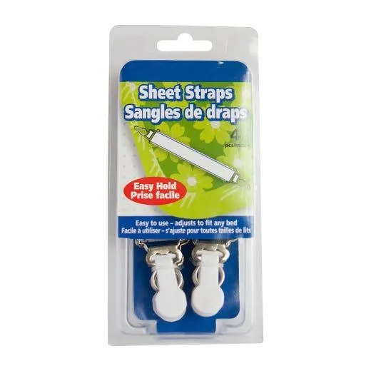 Elastic Bed Sheet Strap (Pack of 4)