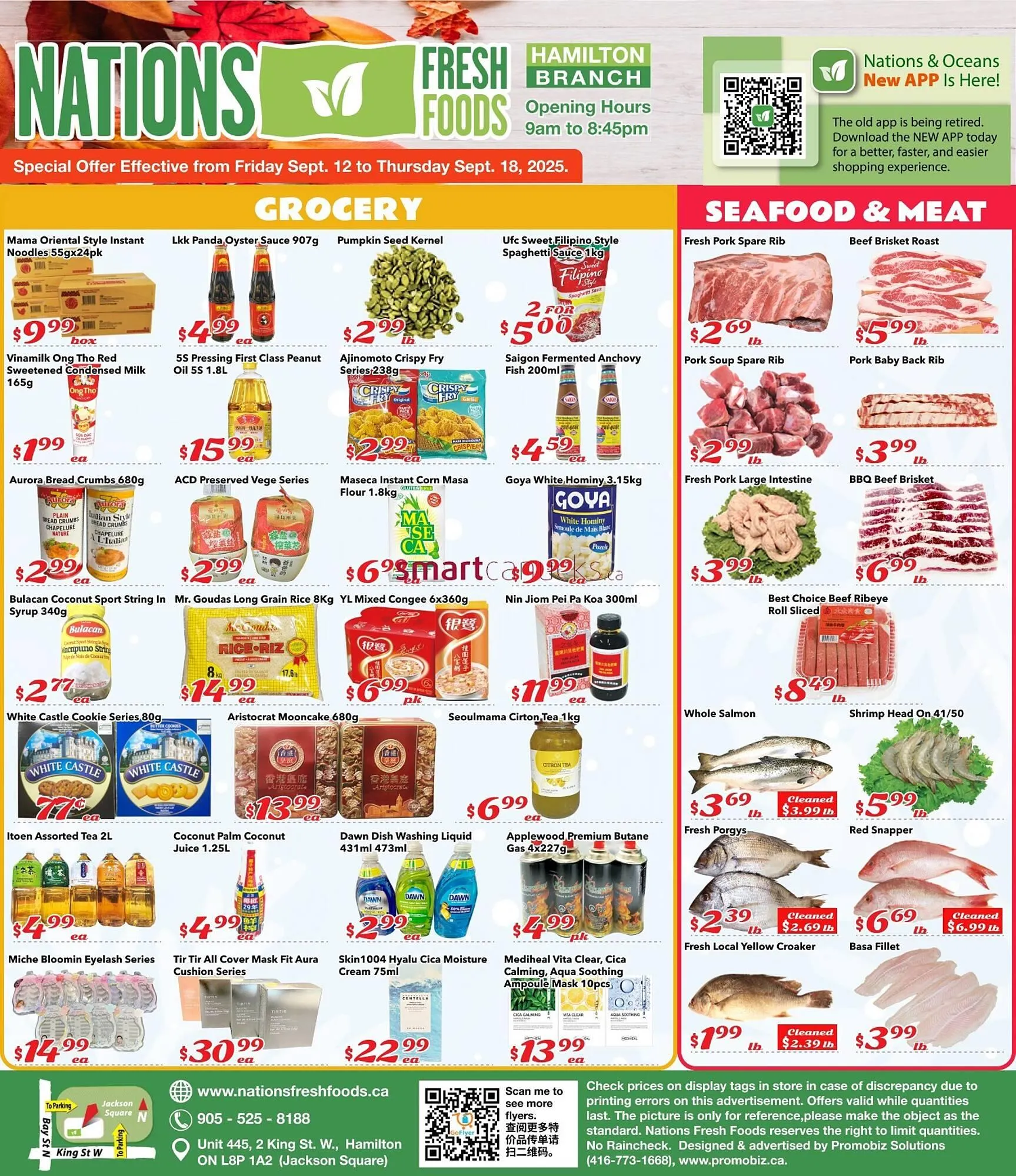 Nations Fresh Foods flyer from September 12 to September 17 2025 - flyer page 1