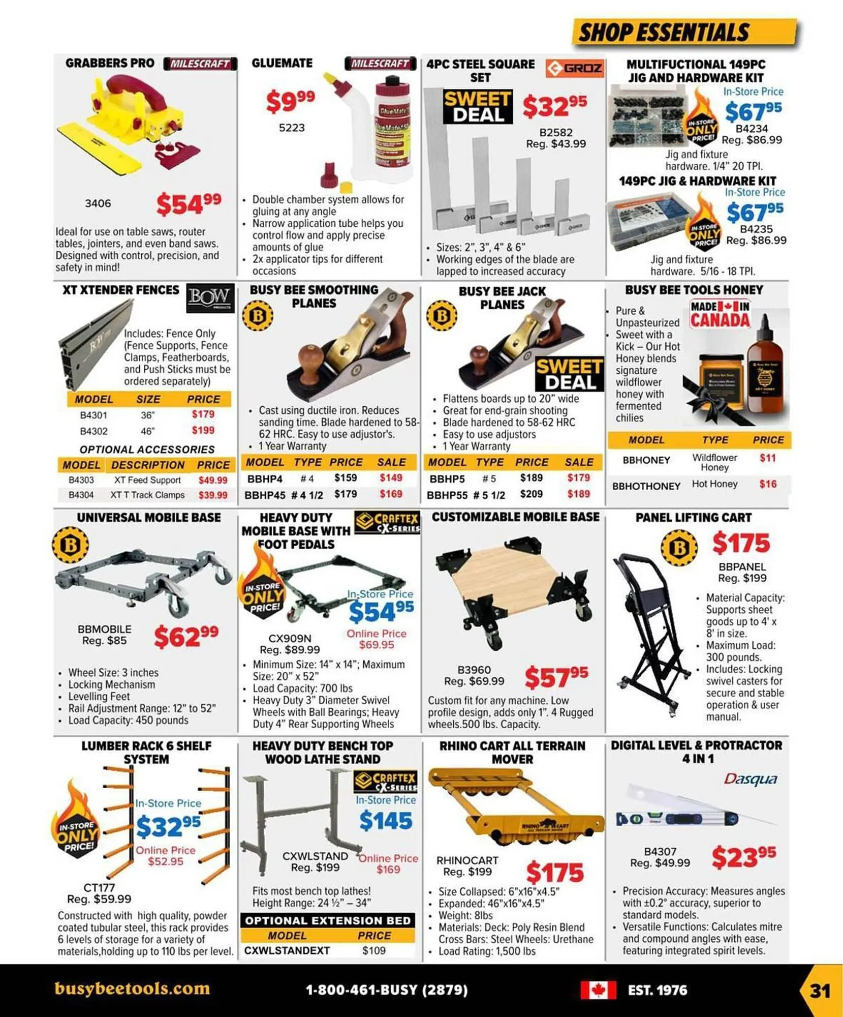 Busy Bee Tools flyer from September 9 to October 18 2025 - flyer page 31