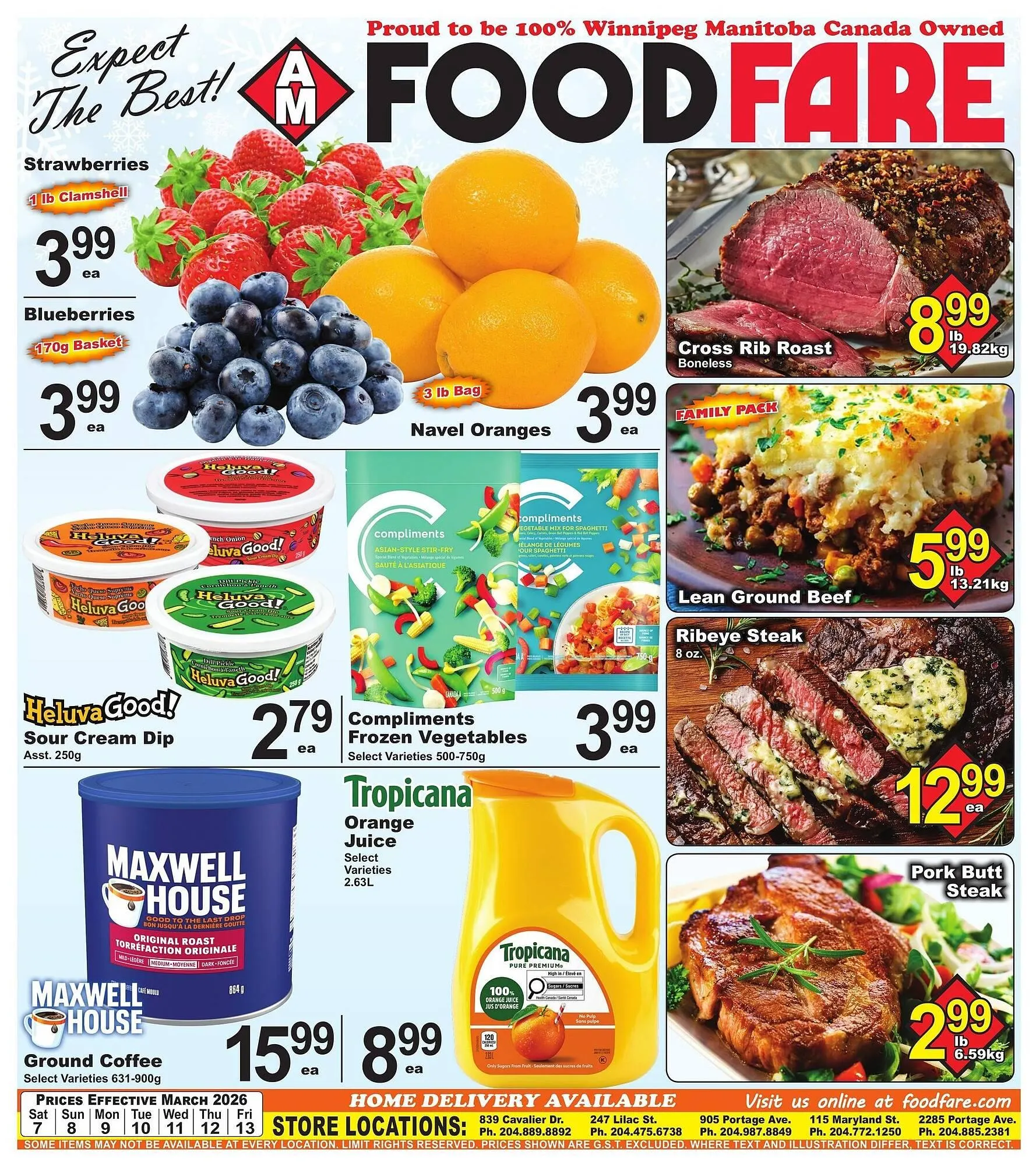 Food Fare flyer from March 7 to March 13 2026 - flyer page 1
