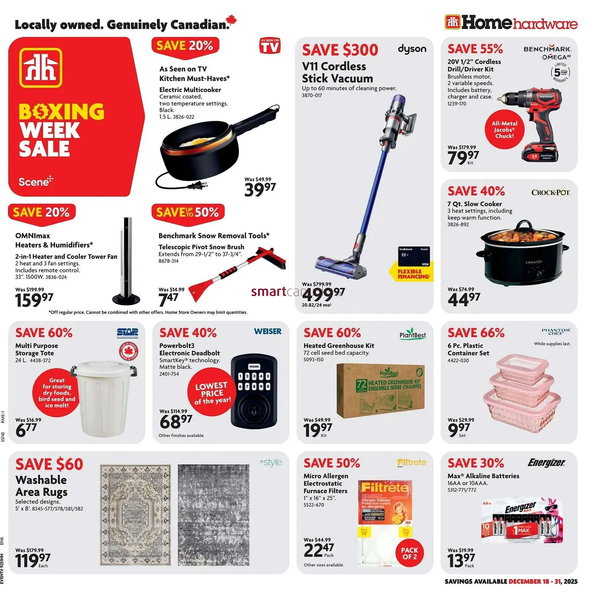 Home Hardware flyer from December 18 to December 31 2025 - flyer page 1
