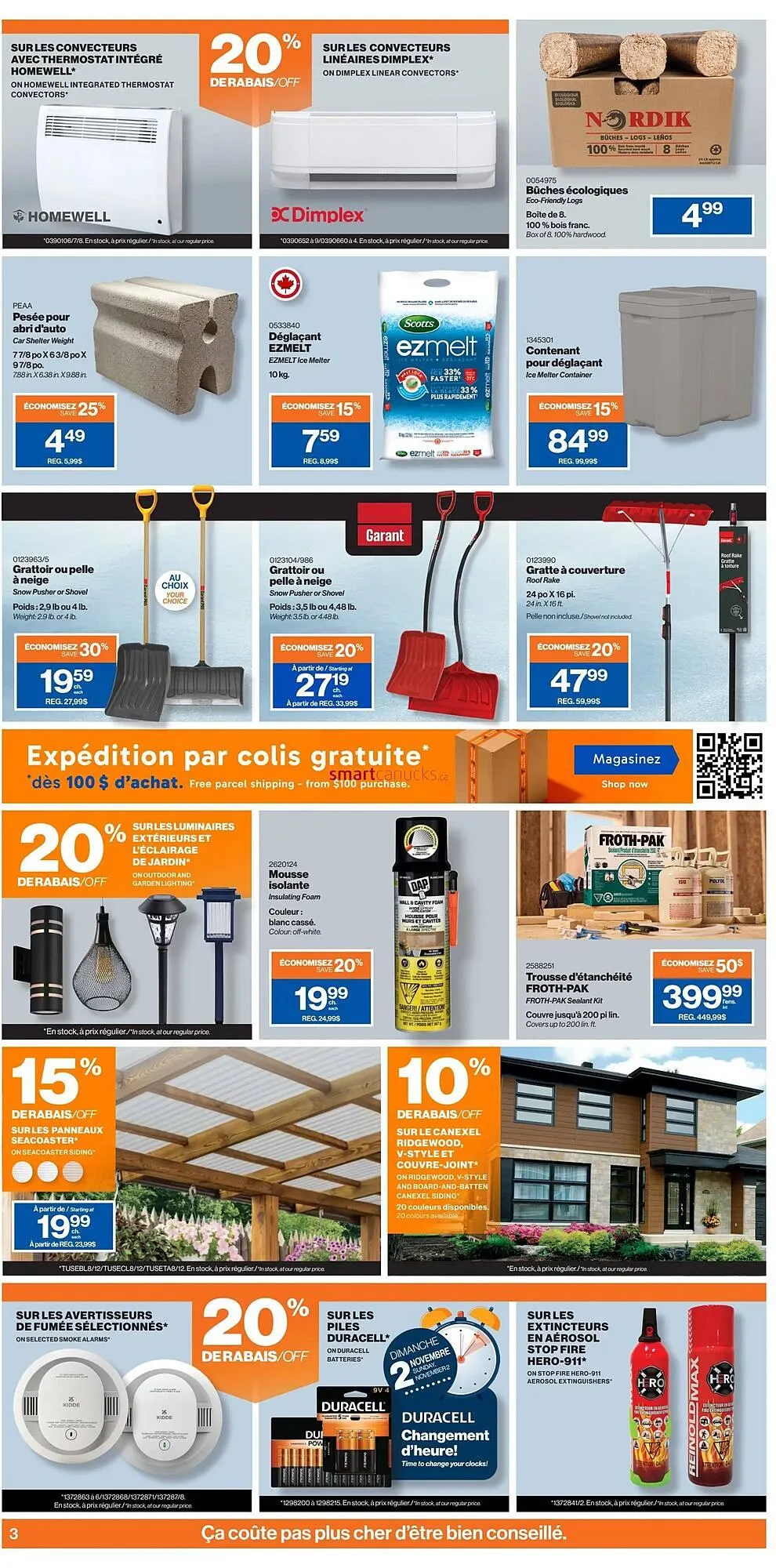 Patrick Morin flyer from October 30 to November 5 2025 - flyer page 3