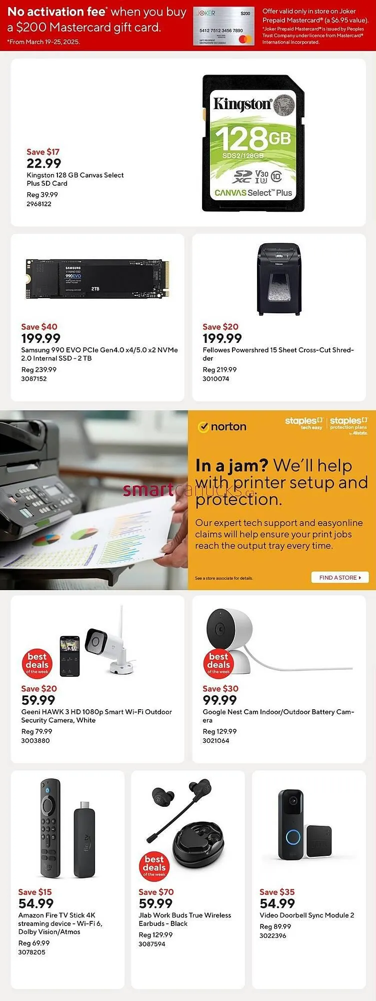 Staples flyer from March 21 to April 24 2025 - flyer page 8