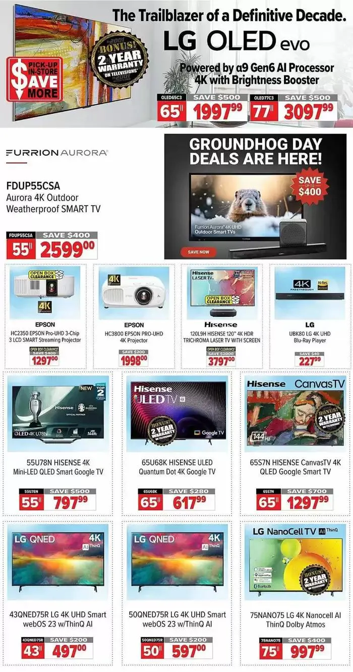 2001 Audio Video weekly flyer from January 31 to February 7 2025 - flyer page 2