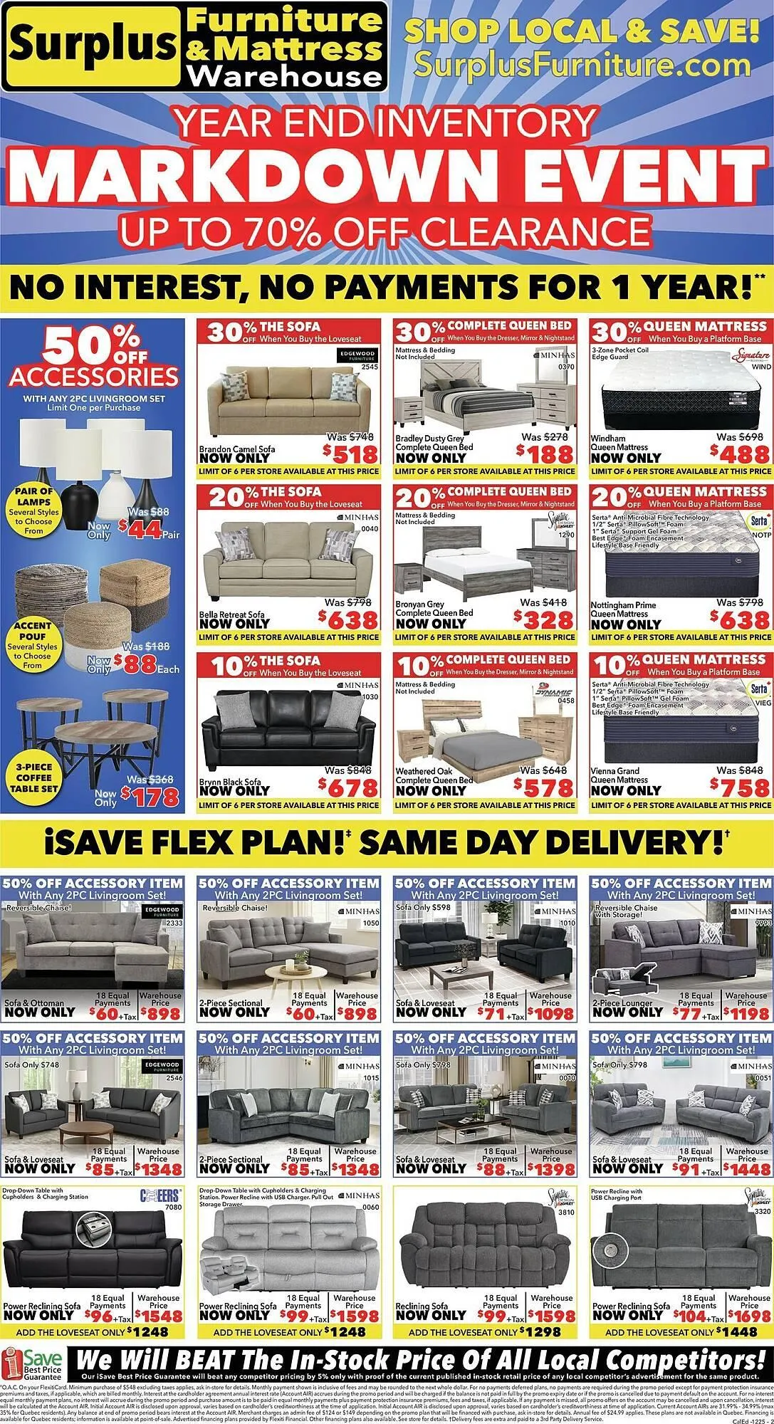 Surplus Furniture flyer - 1